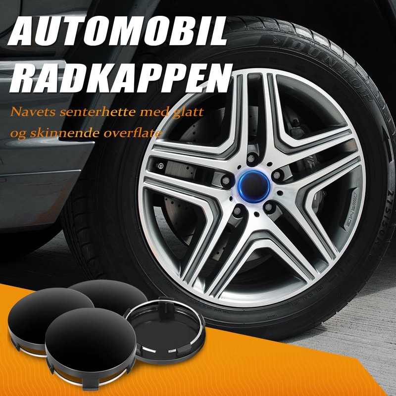 CUEMOON Set of 4 Wheel Centre Caps, Hub Caps, OD