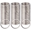 VIDETOL 200 Pcs Key Rings, 30mm Key Ring Hoop, Metal