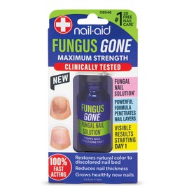 Nail-Aid - Fungus Gone - Maximum Strength, Fungal Nail Solution, 100% Fast Acting