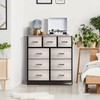 Sorbus Dresser with 9 Faux Wood Drawers - Storage Unit