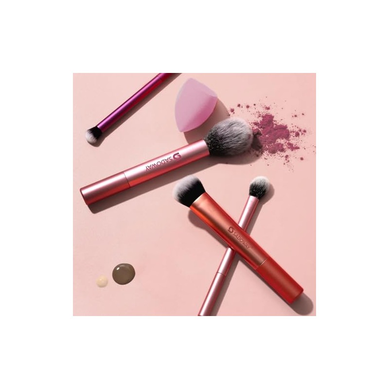 SADOWAY Set de brochas de maquillaje set de 6 piezas
