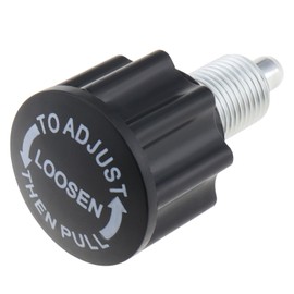 SG Store 4 Pieces M16 Pull Pin Spring Button Exercise Bike Pull Up Spring Button for Indoor Fitness Indoor Bicycle Height Adjustment 6.5 x 3.6 x 0.8 cm Black