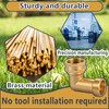 90-Degree Hose Elbow For RVs — Solid Brass Construction, Strong