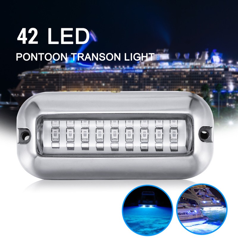 2pcs IP68 Waterproof Underwater Light Stainless Steel Ship Beam Light