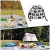 NA 2 Pcs Lunch Box Pouch with Drawstring Foldable Picnic