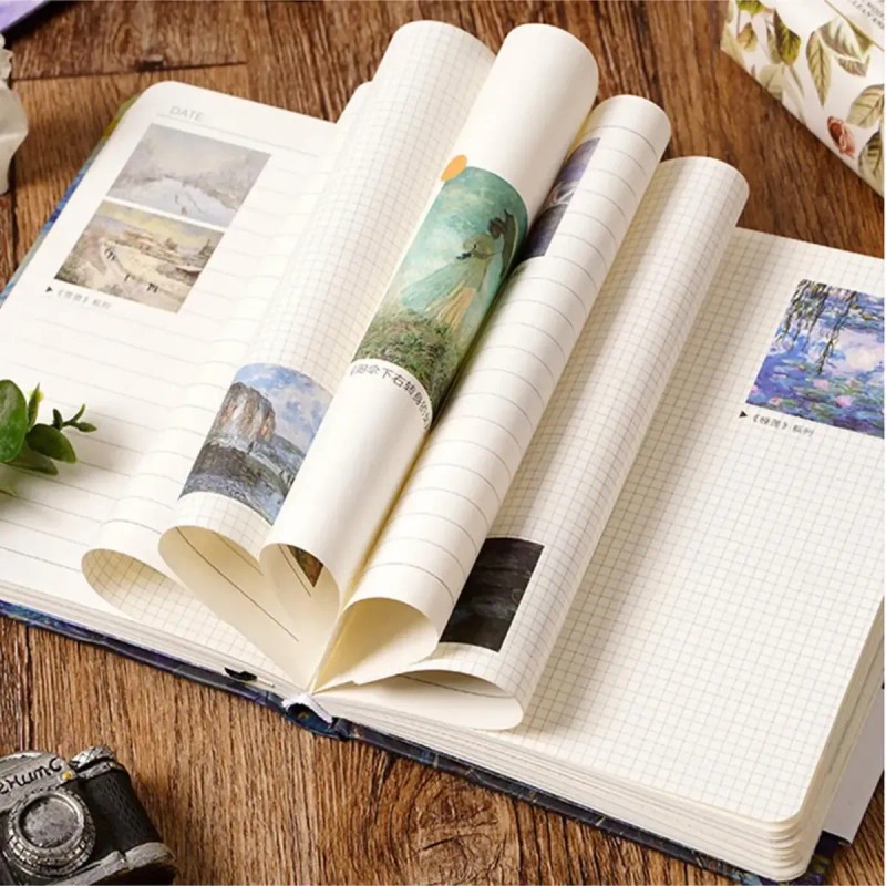 Bloc Libreta Regalo Notas Van Gogh Caja Regalo Con Bolígrafo