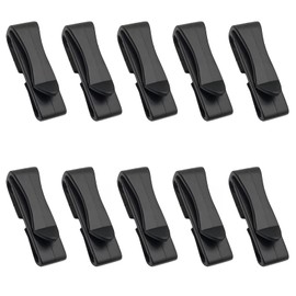 LIANHATA Belt Clips, Suitable for Width Tapes, Set of 10, Auxiliary Buckle, Tape Clip, Webbing, Belt Adjustment, Easy to Fasten, Buckle Clip for Adjustment, Lightweight, For Backpacks, Bags, Wraps