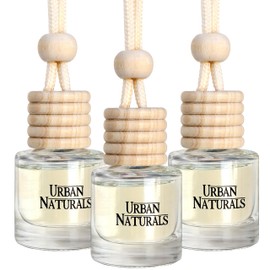 Urban Naturals Car Air Freshener Diffuser Dreaming of White Tea Scent, Hotel Scents Collection, Strong Long Lasting Aroma Made in USA, Hanging Oil Diffuser + Vent Cip Car Accessories (3 Pack)