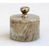 KLEO Marble Salt and Spice Holder with Lid, Small Container
