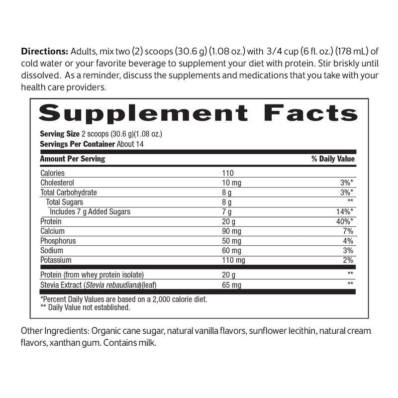 Biochem 100% Whey Isolate Protein - Vanilla Flavor - 15.1