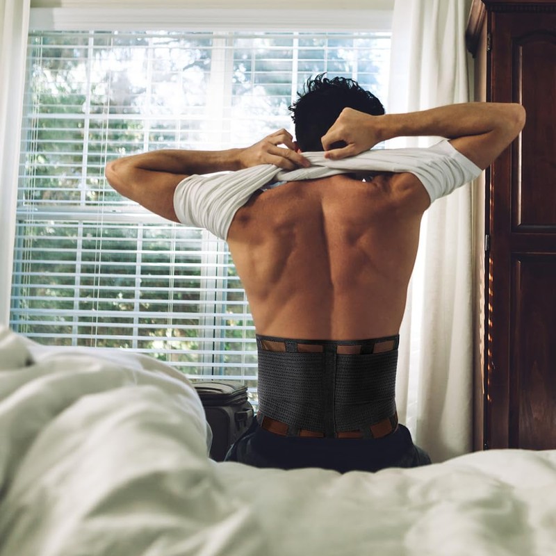 Bracoo BP60 Back Brace for Men and Women, Lumbar Support