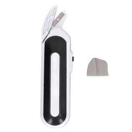 Electric Mini Sewing Scissors, Portable 2 Power Supply Modes, Fabric Scissors with Blade Cover for Crafts, Sewing, Cardboard, Dressmaking, Leather