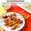 200pcs Kebabs Cocktail Picks Marshmallow Picks Wooden Sticks Craft Fruit