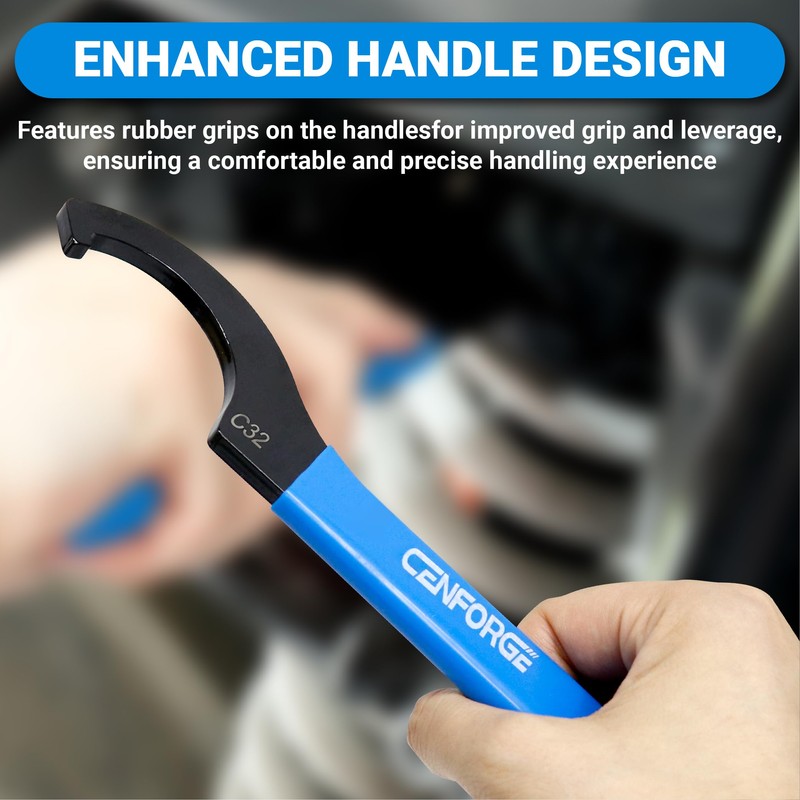 CENFORGE Cenfoge Double-ended Coilover Adjustment Spanner Wrench Set, 3-PC. Tool
