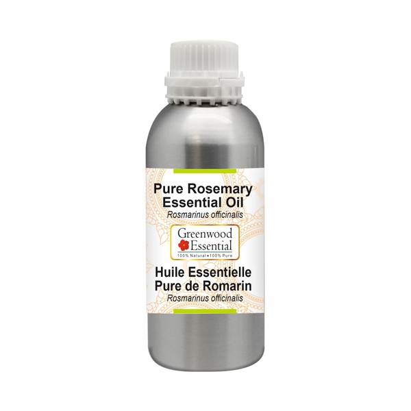 Greenwood Essential Natural Pure Rosemary Essential Oil (Rosmarinus Officinalis) Natural Pure Therapeutic Quality Steam Distilled 300 ml (10 oz)