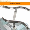 Wood Lathe Tool Rest, 1 Inch Post S-Shaped Lathe Steady