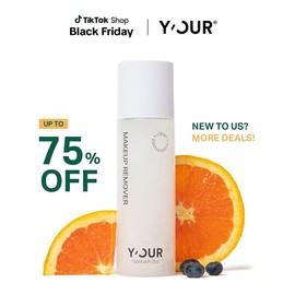 Energizing Makeup Remover by Y'OUR | Fragrance-Free & Non-Comedogenic | Micellar Water & Aloe Extract | All Skin Types