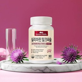 네이처홀릭 실리마린 밀크씨슬 1병 90정 3개월분 Natureholic Silymarin Milk Thistle 1 Bottle 90 Tablets 3 Months Supply