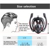 Snorkel Mask,Full face Diving mask,Double Tube Breath Separation,Anti Fog Anti