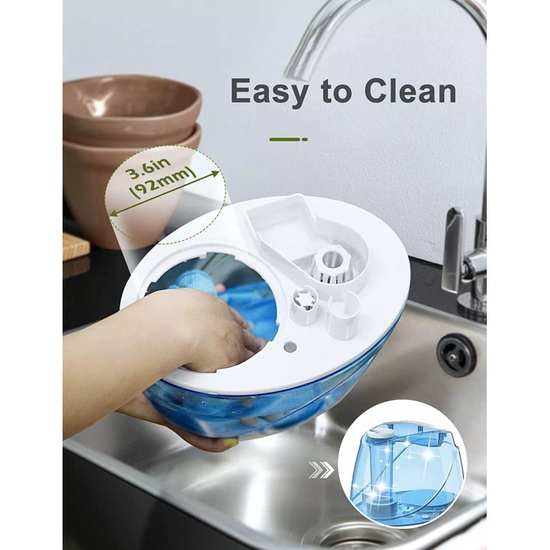 2.2L Humidifier for HOME OFFICE with Light,Quiet & Auto-of Cool