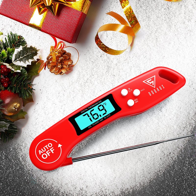 Meat Thermometers, DOQAUS Instant Read Food Thermometers for Cooking, Digital