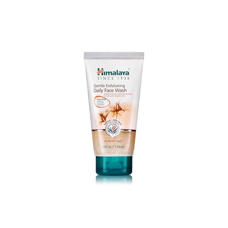 Himalaya Gentle Exfoliating Daily Face Wash, 5.07 Fluid Ounce