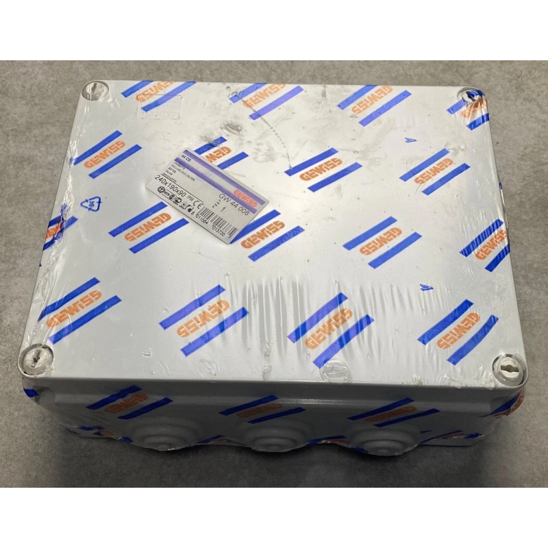 GEWISS GW44008 Junction Box With Plain Screwed LID - IP55