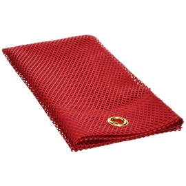 RoadPro 2424G Red 24" x 24" Mesh Warning Flag with Grommets