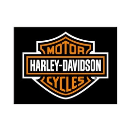Nostalgic Art Harley Davidson Shield (ls) steel fridge magnet (na)