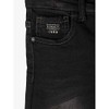 NAME IT Boys' Denim Long Shorts with Pockets, black denim