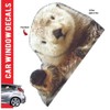 Animal Car Window Decals Funny 3D Weatherproof Decals (Otter)