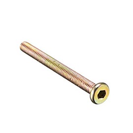 uxcell M6x60mm Furniture Bolt Hex Socket Drive Round Head Screw Zinc Plated 20pcs