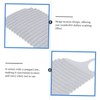 Levemolo 6pcs Portable Stripe Texture Clothes Washboard -sided Scrubbing Board