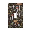 Cute Mushroom Boho Light Switch Cover Decorative Single Toggle 1