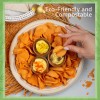 Ibambo Bamboo Disposable Paper Plates - Compostable Plate, PFAS Free