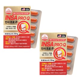 Insapro Q 1500mg x 60 tablets, 2 boxes, 4 month supply H / 인사프로 큐 1500mg x 60정 2박스 4개월분 H