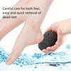 Natural Lava Pumice Stone, Foot Callus Remover and Exfoliator, Black