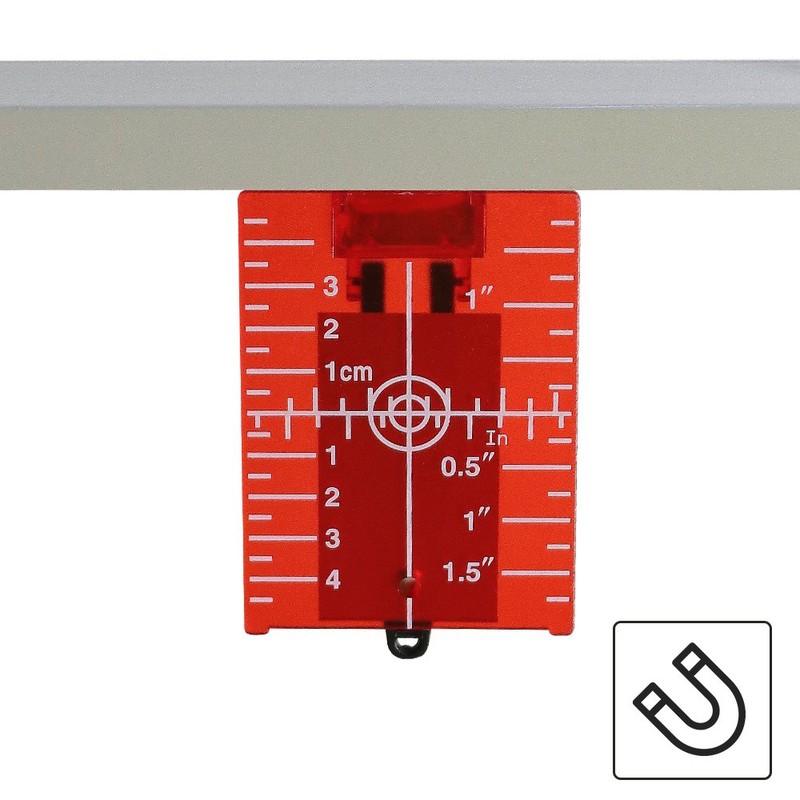 Huepar Red Laser for Brightness, Simple Light Receiver Plate, Target
