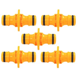 Hozelock 5 x Double Coupling Coupling for Hose Extension 1/2 Inch (12.5 mm)