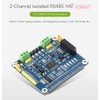 Waveshare 2-Channel Isolated RS485 Expansion HAT, Compatible with Raspberry Pi