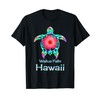 Hawaiianische bunte Meeresschildkröte Wailua Falls Hawaii T-Shirt