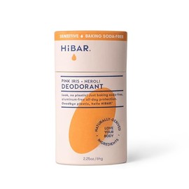 HiBAR Pink Iris & Neroli Sensitive Deodorant - Gentle on Skin, Neutralizes Odor, Absorbs Moisture, Smooth Application, Long-Lasting Protection, Aluminum & Paraben Free