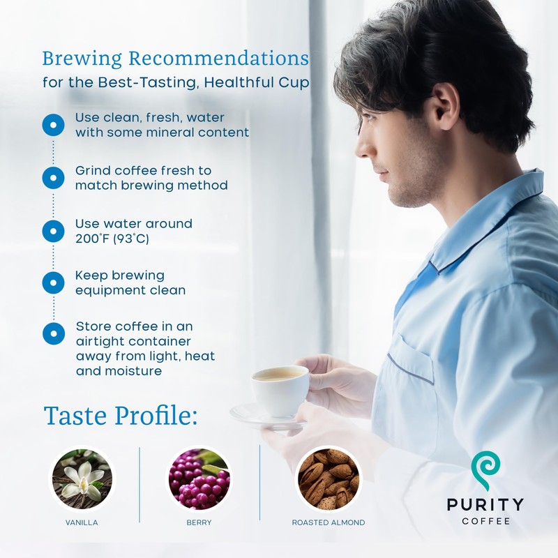 Purity Coffee BALANCE 2/3 Decaf Medium Roast Whole Bean Coffee