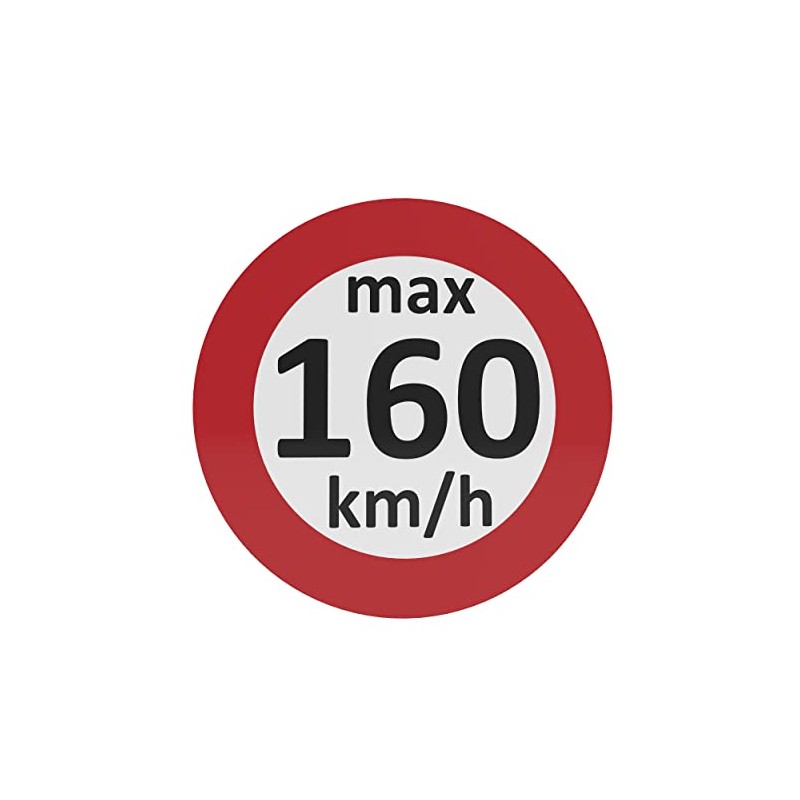 AUPROTEC Speed Sticker, Winter Tyre Sticker, 160-240 km/h