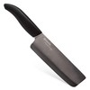 Kyocera Revolution Kitchen Knife, 6-inch Nakiri Vegetable Cleaver, Black