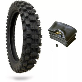 WIG Racing 120/90-18 Motocross Tire and Tube Combo for Dirt Bike