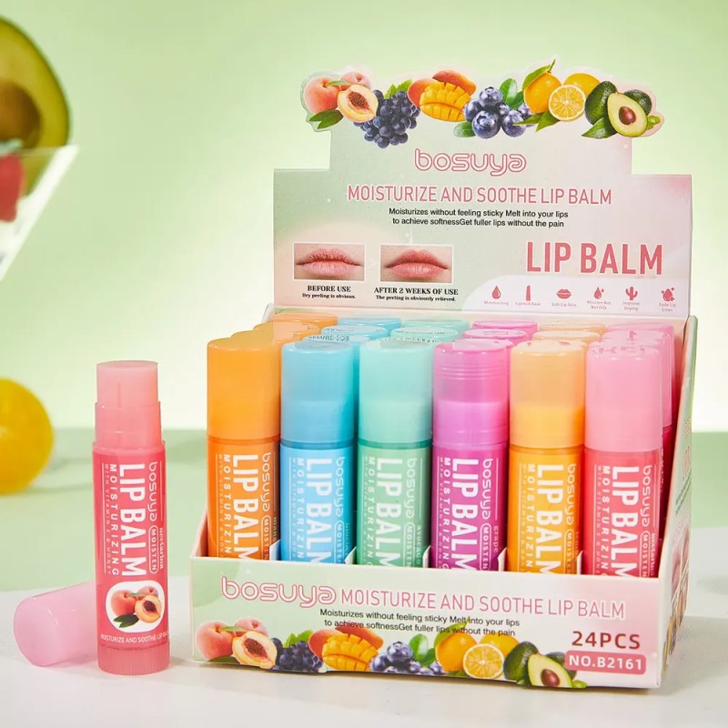 Set De Bálsamos Labiales Hidratantes Bosuya 24 Piezas