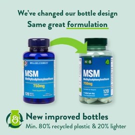 Holland & Barrett MSM 750mg 120 Tablets