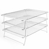 Tebery 304 Grade Stainless Steel Baking Rack 3-Tier Stackable Cooling