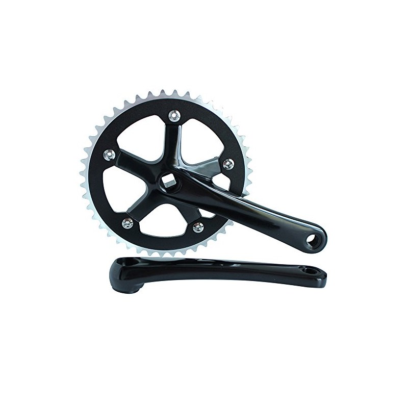 SENQI Fixed Gear Bicycle Crankset 44T 6.7 inches (170 mm)